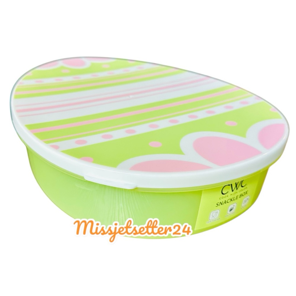 CWC Spring Easter Egg Snack Box Food Storage Container & Cookie Cutters Pastel - Picture 3 of 11